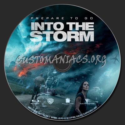 Into The Storm blu-ray label