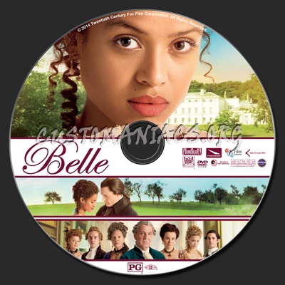 Belle (2013) dvd label