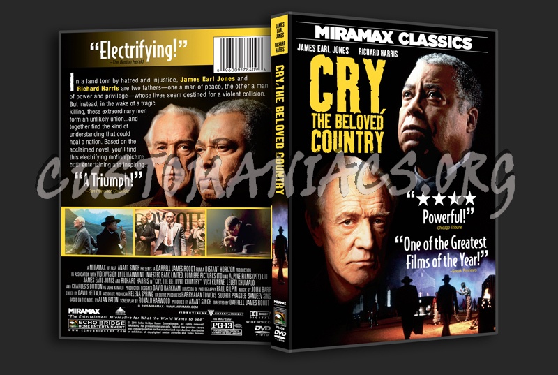 Cry, The Beloved Country dvd cover