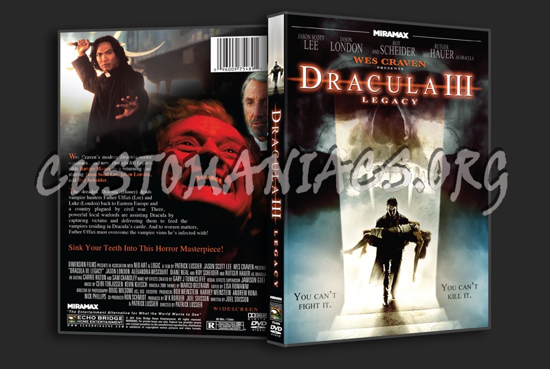 Dracula III Legacy dvd cover
