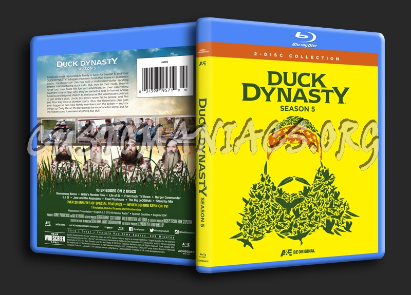 Duck Dynasty Season 5 blu-ray cover