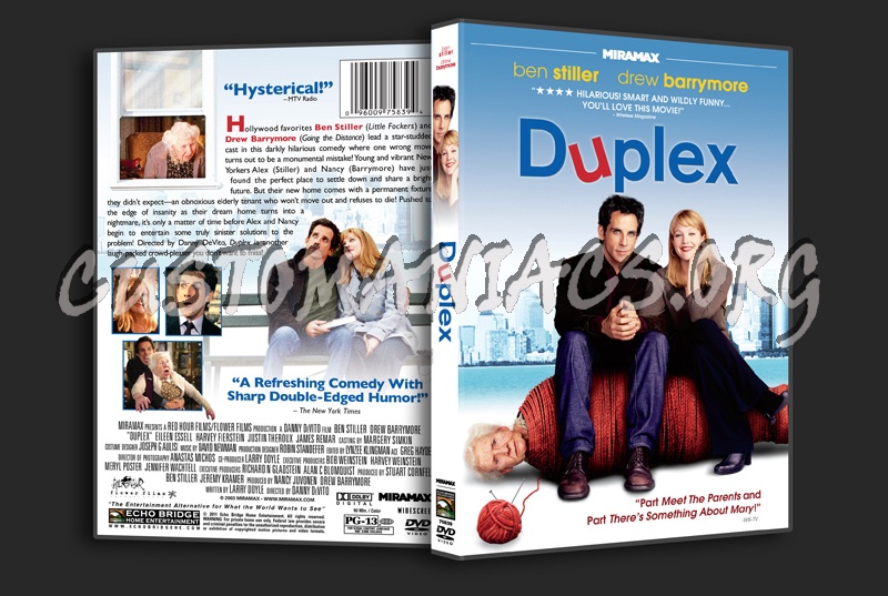 Duplex dvd cover