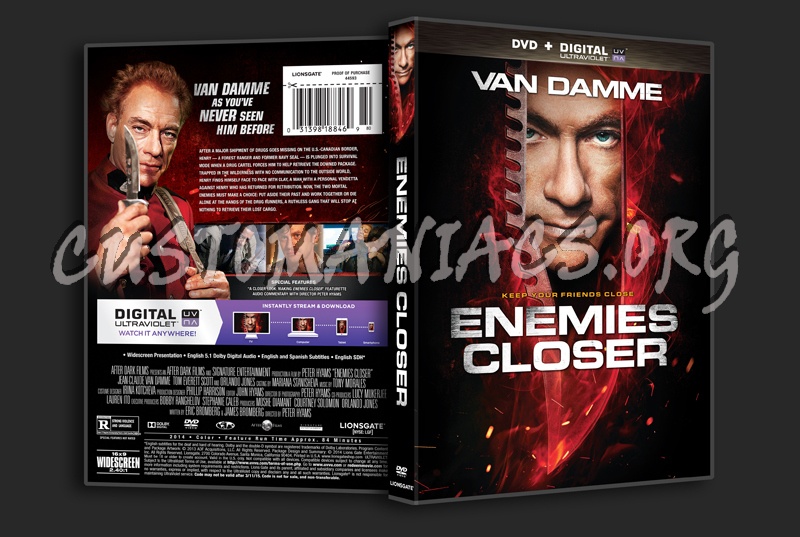 Enemies Closer dvd cover