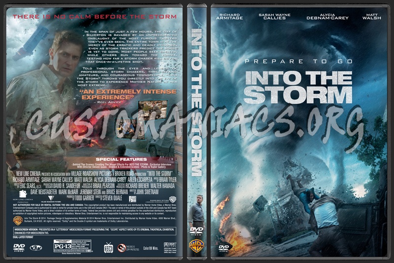 Into The Storm (2014) dvd cover