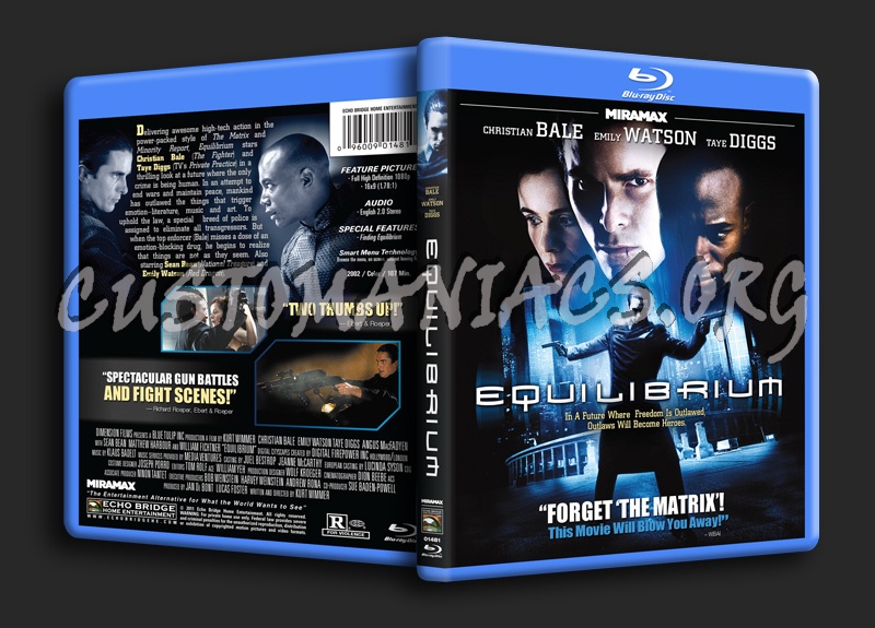 Equilibrium blu-ray cover