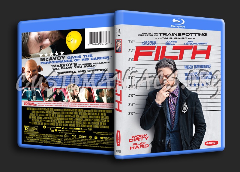 Filth blu-ray cover