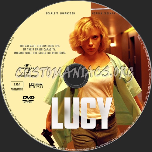 Lucy dvd label