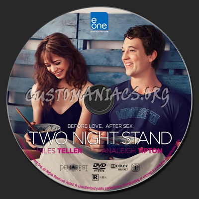 Two Night Stand dvd label
