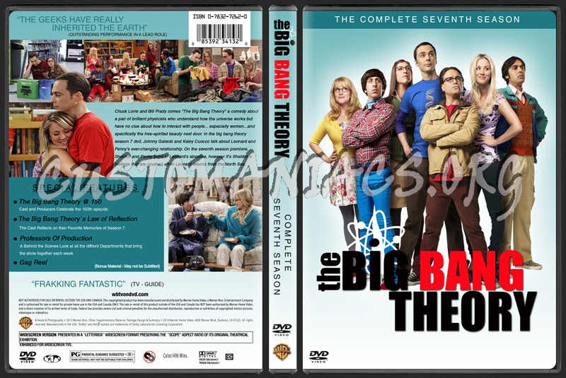The Big Bang Theory S7 dvd cover