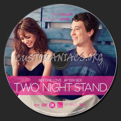 Two Night Stand dvd label