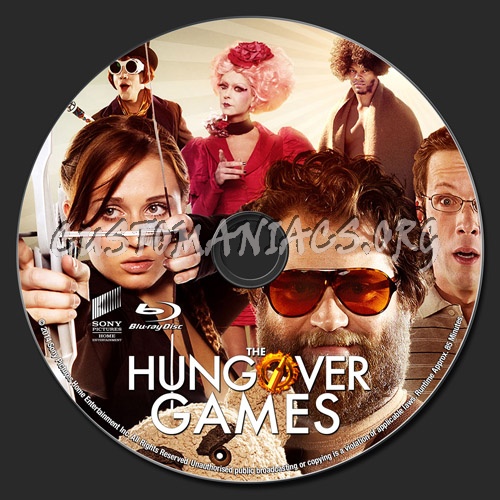 The Hungover Games blu-ray label