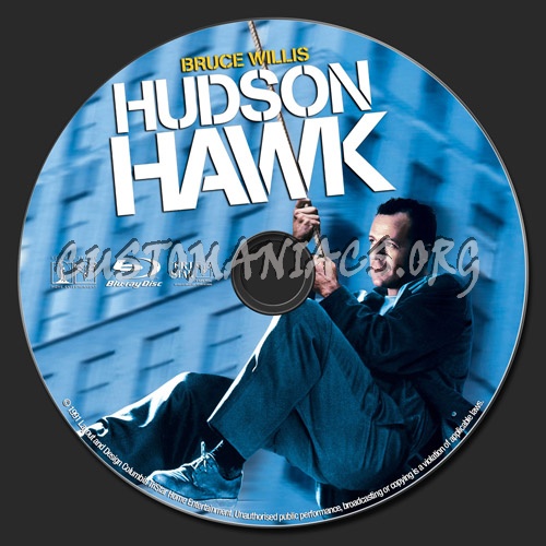 Hudson Hawk blu-ray label