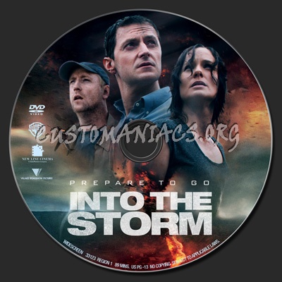 Into The Storm dvd label