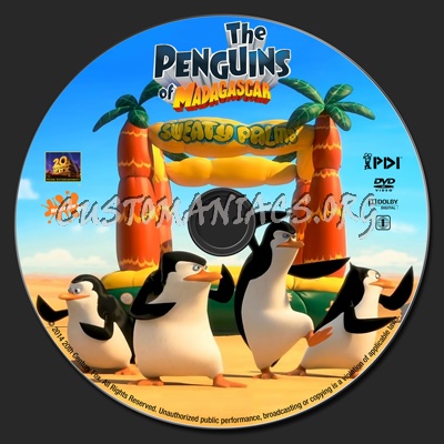 Penguins of Madagascar dvd label