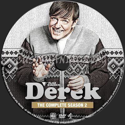 Derek Season 2 dvd label