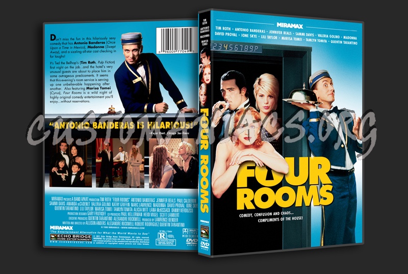 Four Rooms dvd cover