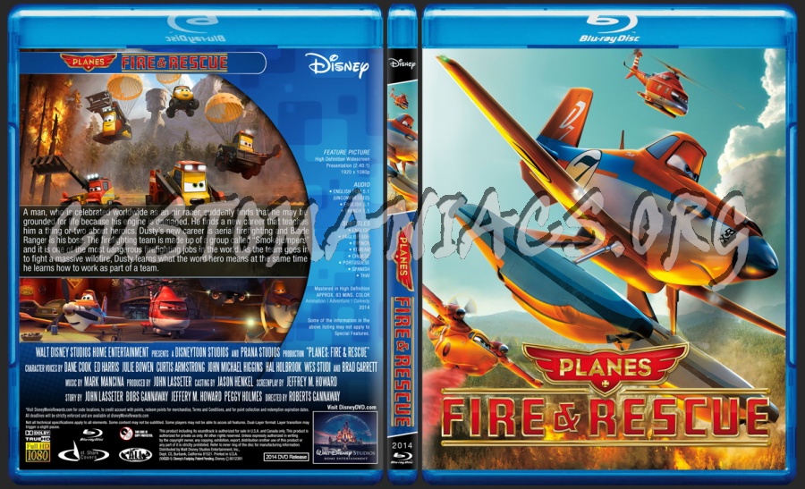 Planes: Fire & Rescue - Animation Collection blu-ray cover