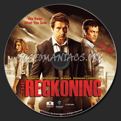 The Reckoning (2014) dvd label