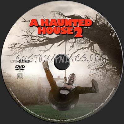 A Haunted House 2 dvd label