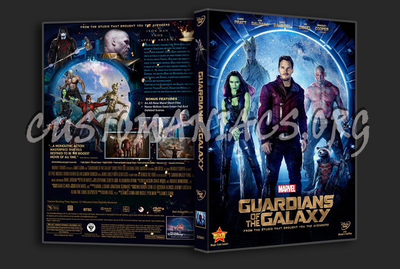 Guardians of the Galaxy dvd cover