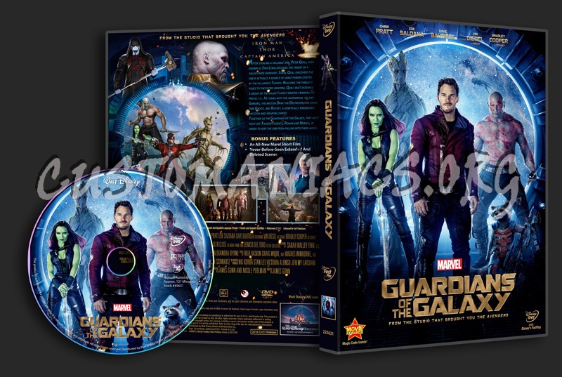 Guardians of the Galaxy dvd cover