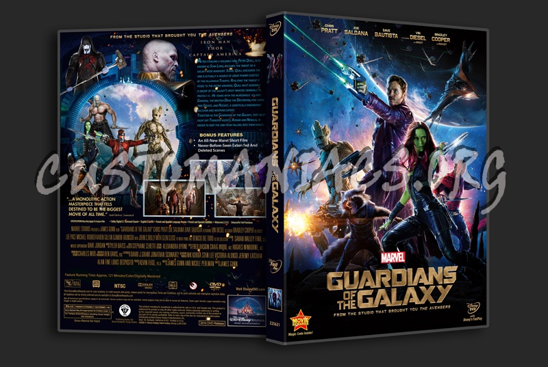 Guardians of the Galaxy dvd cover