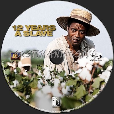 12 Years a Slave blu-ray label