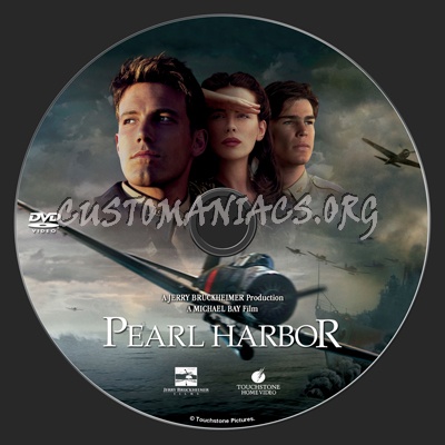 Pearl Harbor dvd label