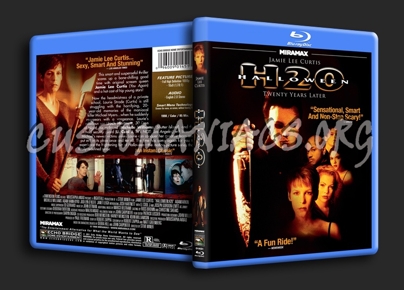 Halloween H20: 20 Years Later blu-ray cover