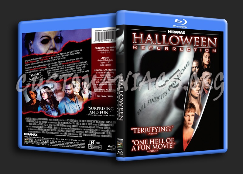 Halloween Resurrection blu-ray cover