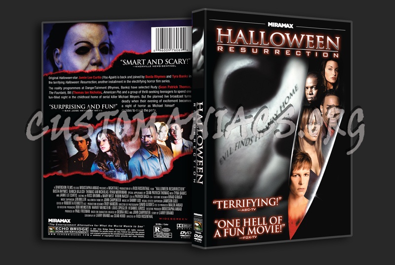 Halloween Resurrection dvd cover