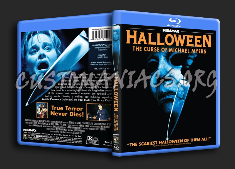 Halloween the Curse of Michael Myers blu-ray cover