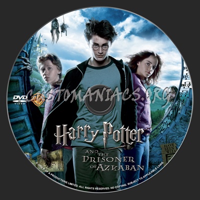 Harry Potter And The Prisoner Of Azkaban dvd label