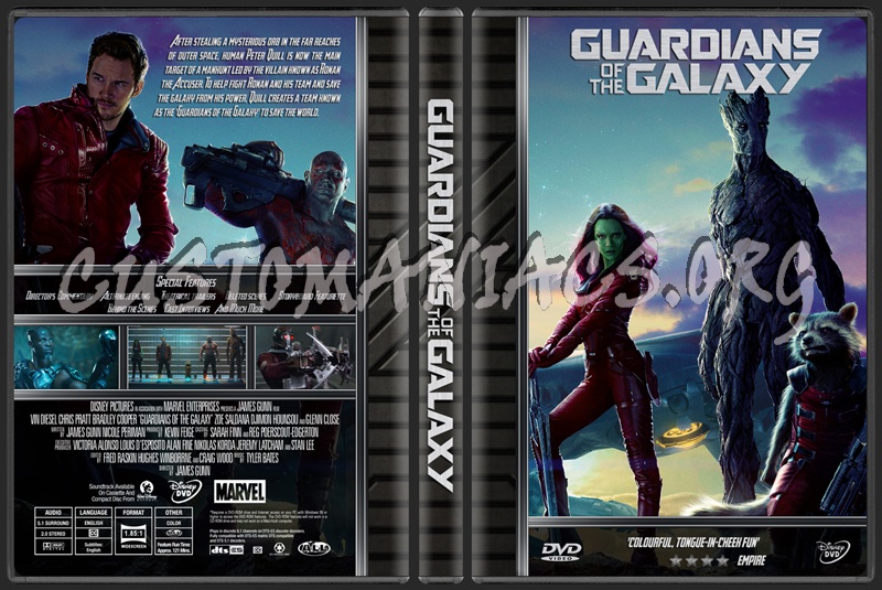 Guardians of the Galaxy dvd cover