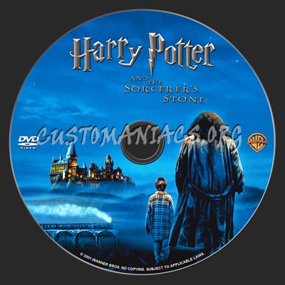 Harry Potter And The Sorcerer's Stone dvd label