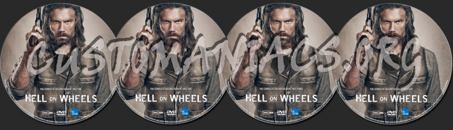 Hell On Wheels Season 2 dvd label