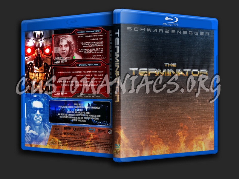 The Terminator Collection blu-ray cover