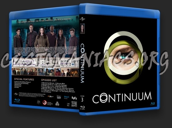 Continuum Season 3 blu-ray cover