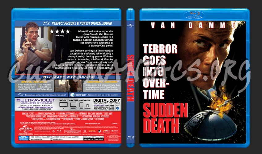 Sudden Death blu-ray cover