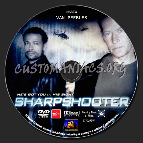 Sharpshooter dvd label
