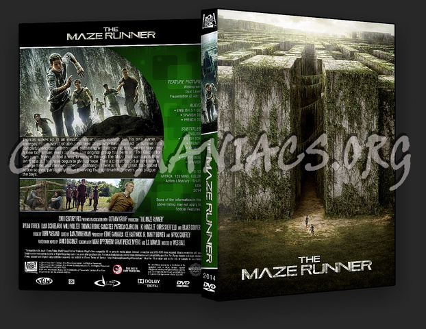 The Maze Runner dvd cover