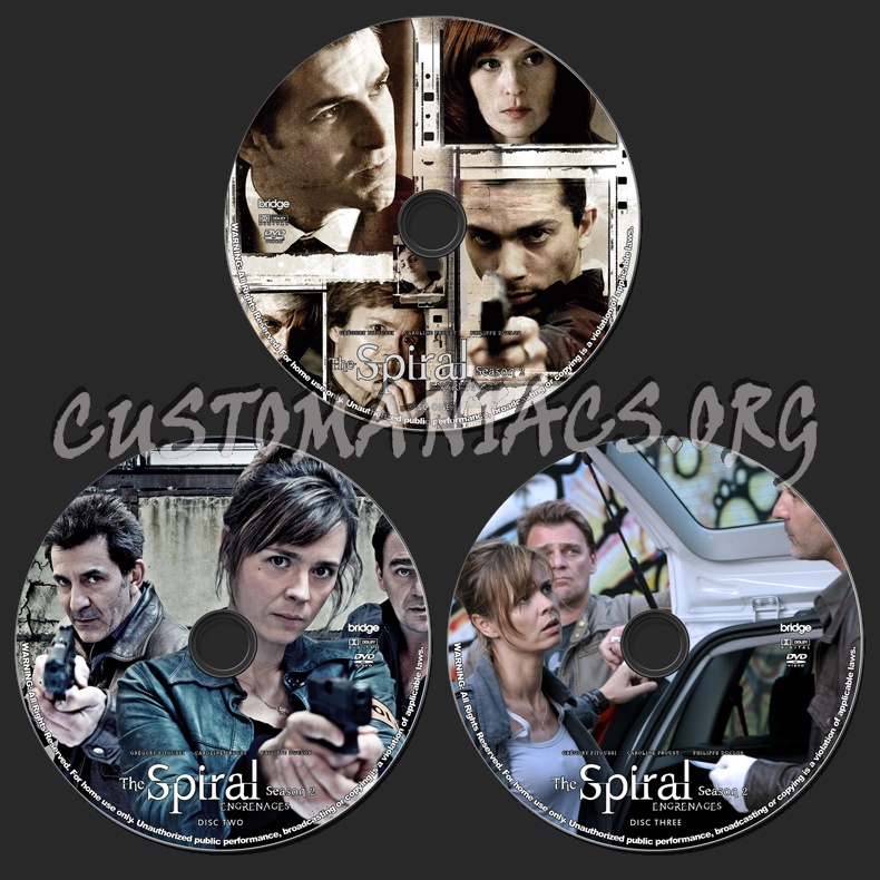 The Spiral (Engrenages) - Season 2 dvd label