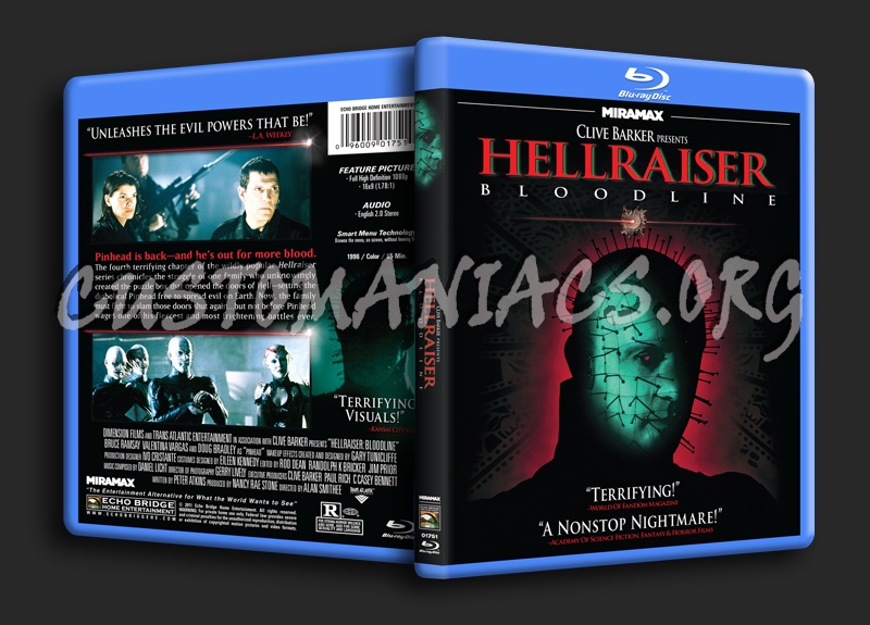 Hellraiser Bloodline blu-ray cover