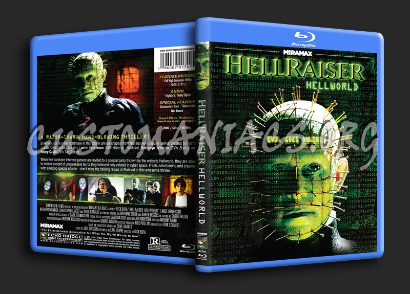 Hellraiser Hellworld blu-ray cover