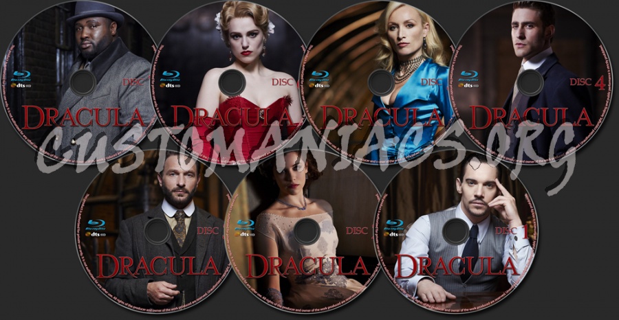 Dracula season 1 blu-ray label