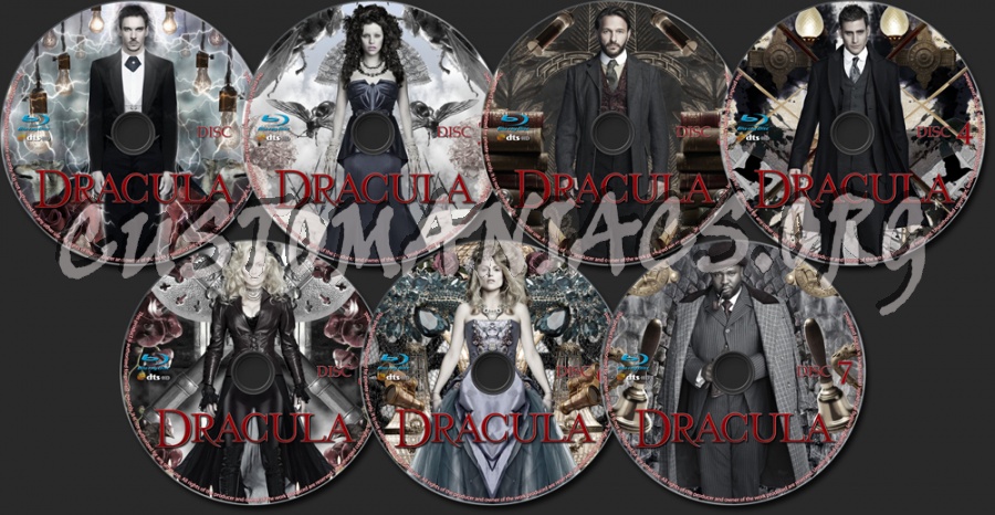 Dracula season 1 blu-ray label