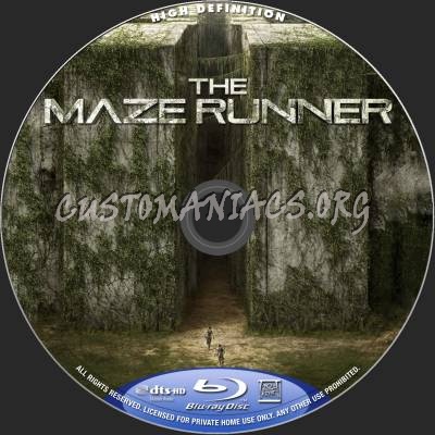 The Maze Runner blu-ray label