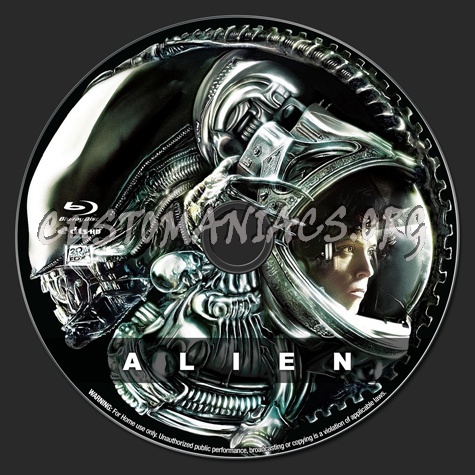 Alien (1979) blu-ray label