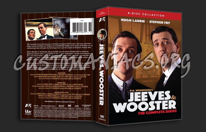 Jeeves & Wooster The Complete Series dvd cover