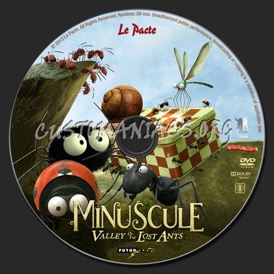 Minuscule: The Valley of the Lost Ants dvd label